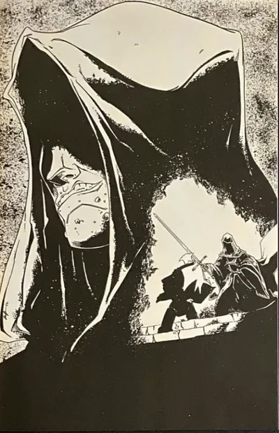 Cover of Cover C SDCC Star Wars Homage Drew Zucker B&W Variant