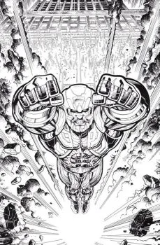 Cover of Arthur Adams B&W Virgin Variant