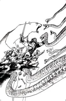 Cover of Olivier Vatine Incentive Line Art Variant (1:50)