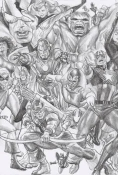 Cover of Alex Ross Incentive Connecting Sketch Variant (1:100)