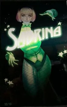 Cover of Cover T Zatanna #15 Homage - Green Metal (ltd 10)
