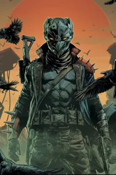 Cover of Jason Fabok MegaCon Orlando Exclusive Rook Virgin Metal Variant