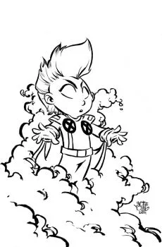 Cover of Cover D Skottie Young Incentive Big Marvel Sketch Virgin Variant (1:50)