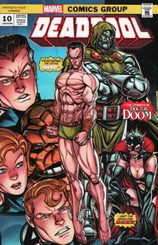 Cover of Chad Hardin Fantastic Four Homage Variant