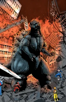 Cover of Eskivo Exclusive Godzilla Virgin Variant