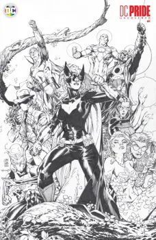 Cover of Jim Lee Incentive B&W Variant (1:50)