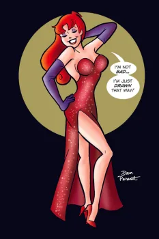 Cover of Cover H Dan Parent Exclusive Jessica Rabbit Metal Variant (Ltd. 30)