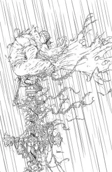 Cover of Kaare Andrews PX Exclusive B&W Variant