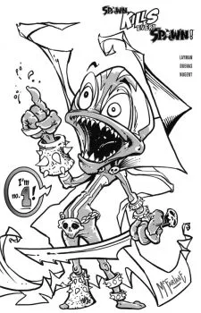 Cover of SDCC 2024 Todd McFarlane Exclusive B&W Variant