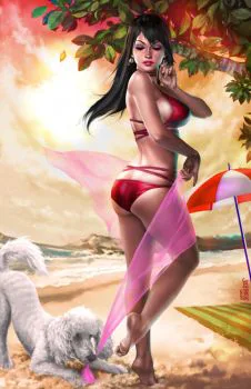 Cover of Cover F Josh Burns Exclusive Veronica Sunset Variant