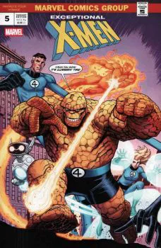 Cover of Nick Bradshaw Fantastic Four Homage Variant