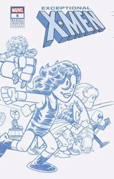 Cover of Chris Giarrusso Incentive Marvel Universe Connecting Sketch Variant (1:50)