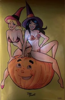 Cover of Cover Z Dan Parent Pumpkin Bikini Crystal Foil Variant (Ltd 15)