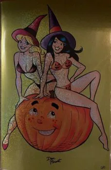 Cover of Cover AA Dan Parent Pumpkin Bikini Confetti Foil Variant (Ltd 5)