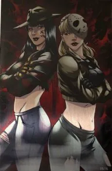 Cover of Cover AE Ryan Kincaid Freddy & Jason Homage Metal (Ltd 15)