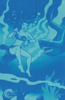 Cover of Cover P Dan Parent Exclusive Homage Blue Metal Variant (Ltd. 5)