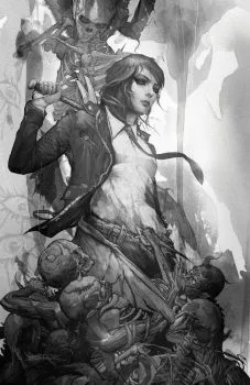 Cover of Dan Quintana SDCC Exclusive B&W Variant