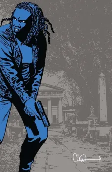 Cover of 2nd Printing Charlie Adlard Unlockable Virgin Variant