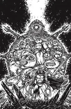 Cover of Kevin Eastman & Freddie Williams II Incentive B&W Variant (1:25)