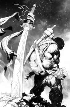 Cover of Tyler Kirkham Exclusive B&W Variant
