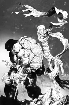 Cover of Tyler Kirkham Exclusive B&W Variant