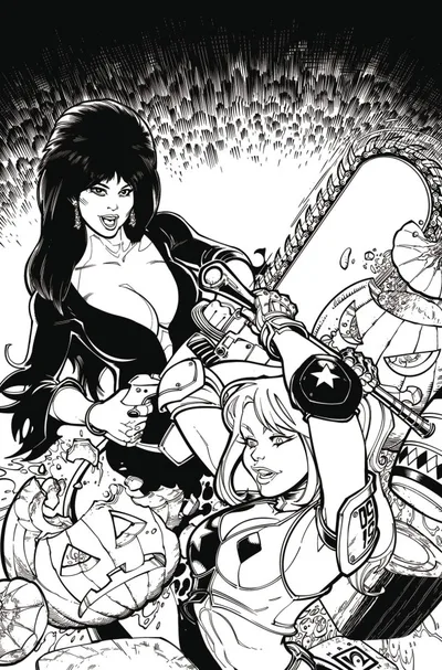 Cover of Chad Hardin Incentive B&W Virgin Variant (1:15)
