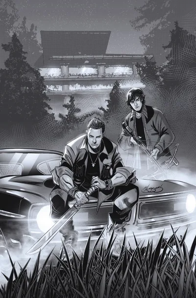 Cover of Cover O Eder Messias Incentive B&W Virgin Variant (1:40)