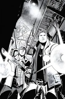 Cover of Cover H Eder Messias Incentive B&W Virgin Variant (1:15)