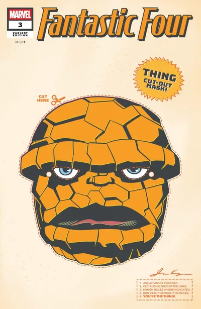 Cover of James Kerigan Retro Halloween Mask Variant