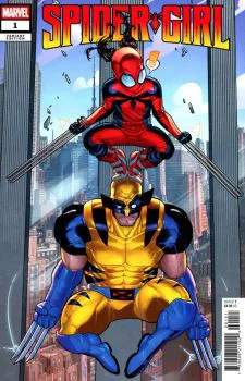 Cover of Javier Garrón Spider-Girl Funhouse Mirror Variant