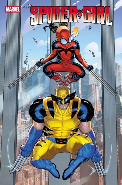 Cover of Javier Garrón Spider-Girl Funhouse Mirror Variant
