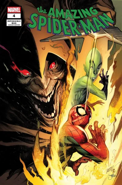 Cover of Pepe Larraz Impossible Man Pop-Up Variant