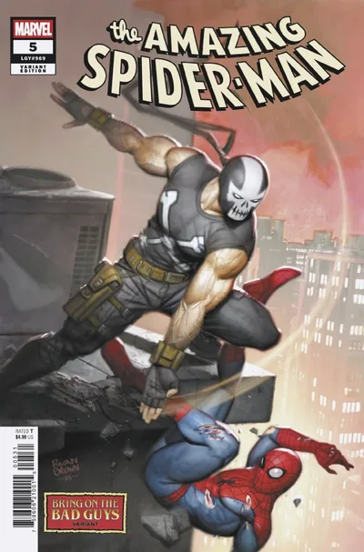 Cover of Ryan Brown Bring on the Bad Guys Variant