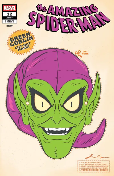 Cover of James Kerigan Retro Halloween Mask Variant