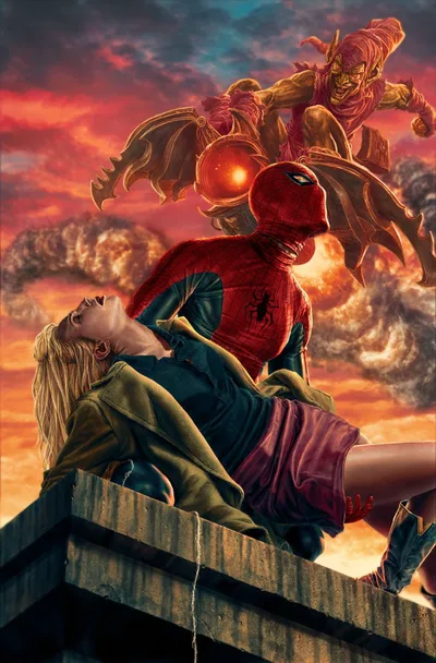 Cover of Lee Bermejo Incentive Amazing Visions Virgin Variant (1:100)