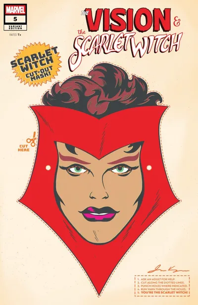 Cover of James Kerigan Retro Halloween Mask Variant