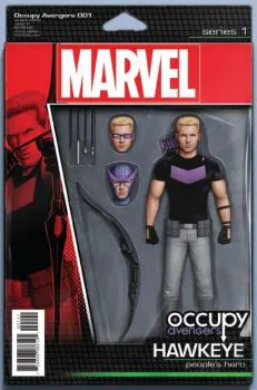 Cover of Cover D Variant John Tyler Christopher Hawkeye Action Figure Cover