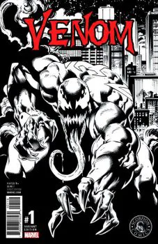 Cover of Mark Bagley Black & White Scorpion Comics Variant
