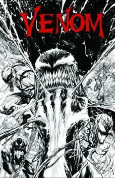 Cover of Tyler Kirkham KRS Comics Black & White Variant
