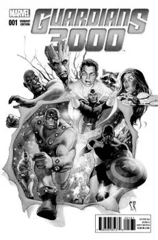 Cover of Stephane Roux 2014 NYCC Black & White Variant Cover