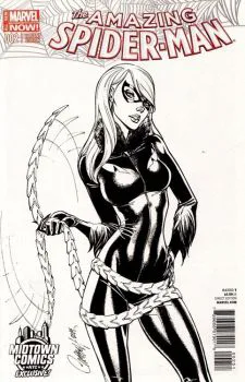 Cover of Cover D J. Scott Campbell Exclusive B&W Variant