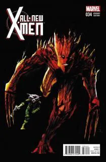 Cover of Cover B Rocket Raccoon & Groot Themed Variant Cover