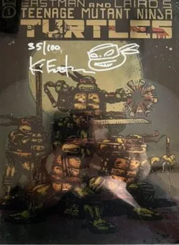 Cover of Kevin Eastman & Peter Laird Exclusive Gold Foil Variant (Ltd. 100)
