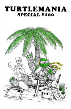 Cover of The Fellowship Retailer Exclusive Turtlemania WHITE cover