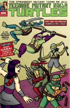 Cover of TMNT: A Collection Retailer Exclusive Dan Conner cover (X-Men #1 homage)