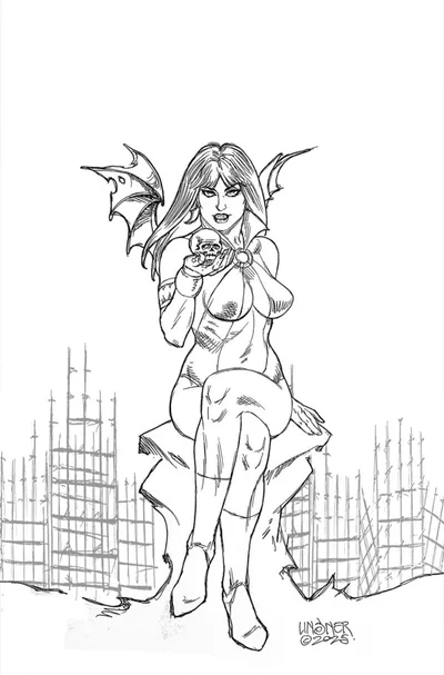 Cover of Cover S Joseph Michael Linsner Incentive Sketch Virgin Variant (1:20)