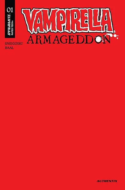 Cover of Cover U Blank Red FOC Variant