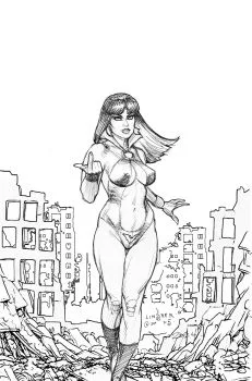 Cover of Cover J Joseph Michael Linsner Incentive Sketch Virgin Variant (1:15)