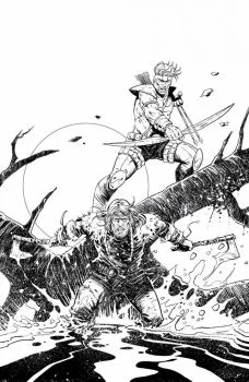 Cover of Cover F Phillippe Xavier Youngblood Team Up B&W Variant