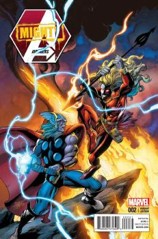 Cover of Mark Bagley Thor Battle Variant Cover